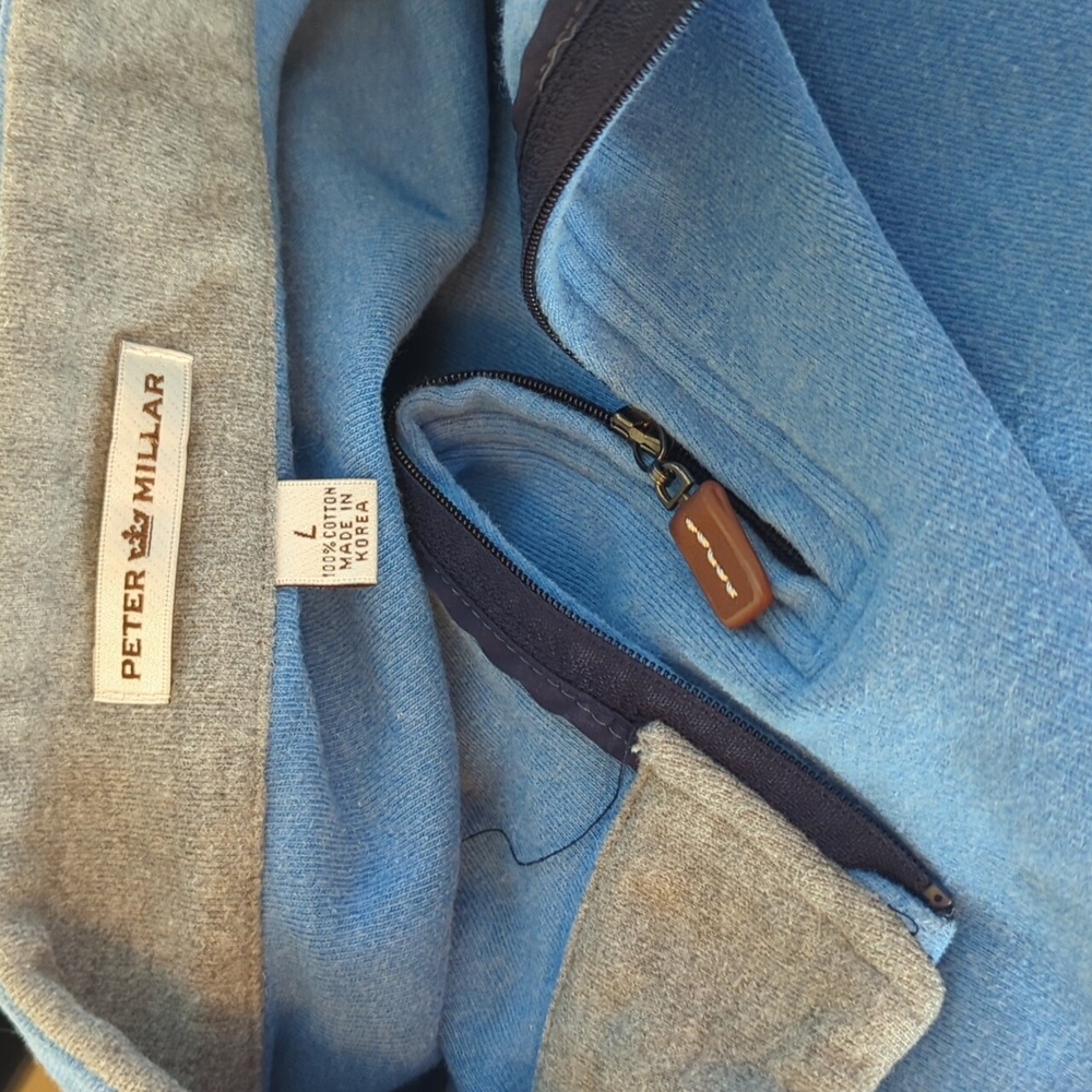 Peter Millar Quarter Zip Sweatshirt - Picture 5 of 5